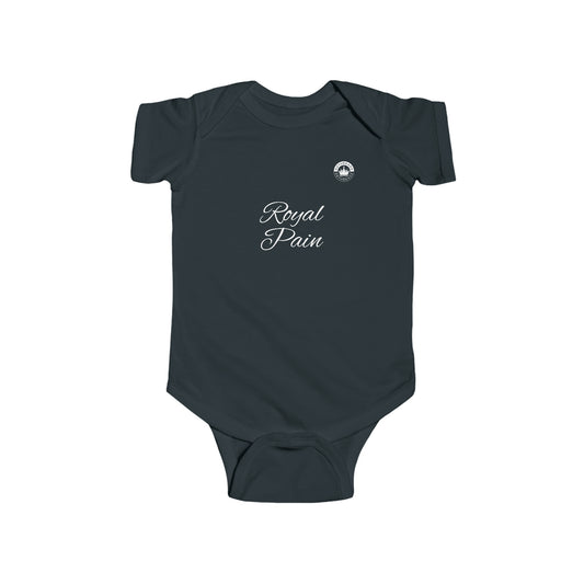 Black "Royal Pain" Infant Bodysuit