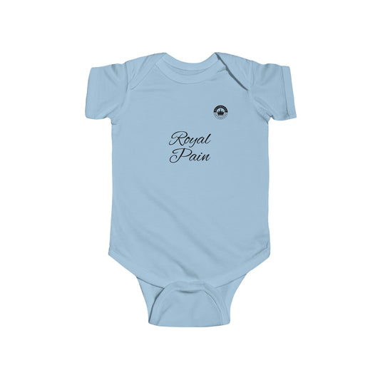 Light Blue "Royal Pain" Infant Bodysuit