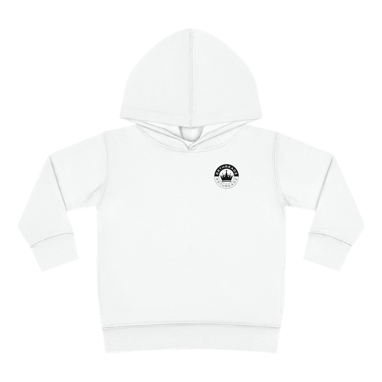 Toddler White Fleece Hoodie