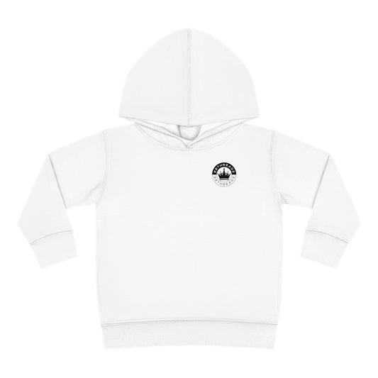 Toddler White Fleece Hoodie